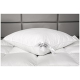 Mayaadi-Home HS91 Kopfkissen 80x80 1200 + 200 Gr. FEDERN + DAUNEN Kissen 3-Kammer 1400 G