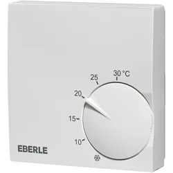 1St. EBERLE RTR-S 6121-1 Polarweißer Raumregler extra flach