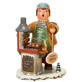 Hubrig Volkskunst GmbH Räuchermann Winterkind 20 cm Braun