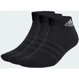 adidas Cushioned Sportswear Ankle 3er Pack Black / White 49-51