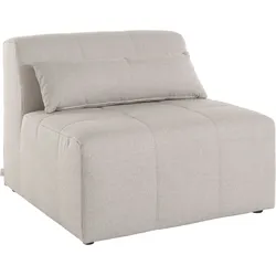 Sofa-Mittelelement "Maileen", beige, B:90cm H:74cm T:90cm, 100% Polyester, LEGER HOME BY LENA GERCKE, Polsterelemente, Sofa-Element, separat stellbar oder fest verknüpfbar mit anderen Modulen der Serie