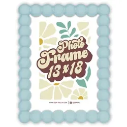 ZEP Pop Holzrahmen zum Hängen und Stellen 10x15 cm blau