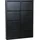 VCM ebuy24 Schuhschrank Pisa 8 Klappen Metall schwarz.