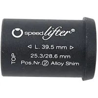 Speedlifter Reduzierhülse 1 1/8" Ahead Ø25,4mm 39,5mm Höhe schwarz