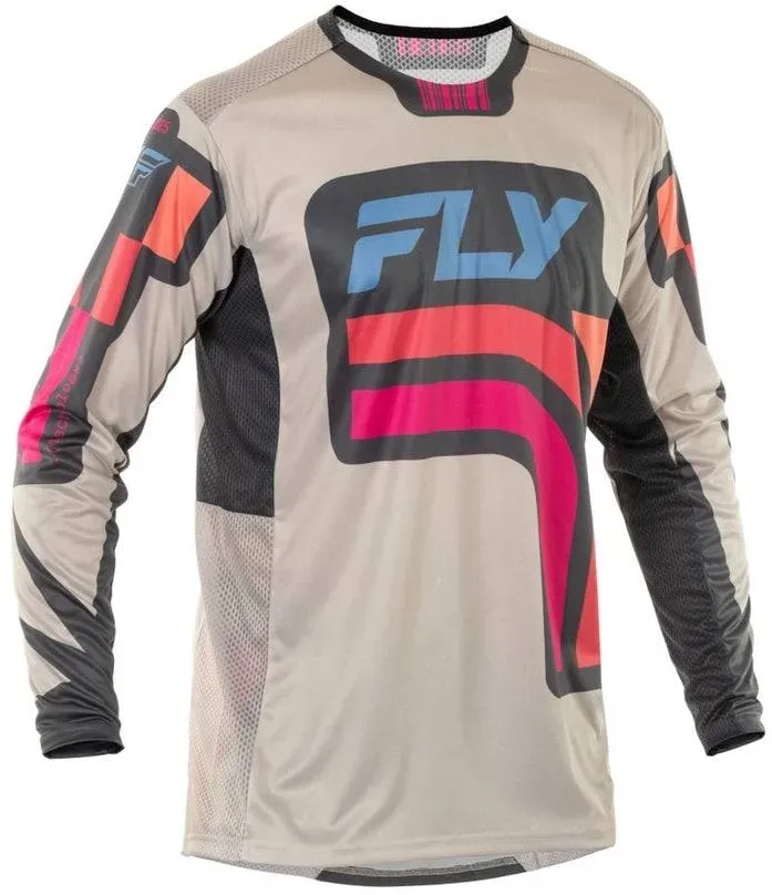 Fly Racing 25 Lite SE Jersey Light Grey Coral - XL