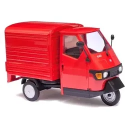 BUSCH 60052 SPUR 0 1:43 Piaggio Ape 50, rot