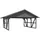 SKANHOLZ Doppelcarport Schwarzwald 6,84 x 6,00 m grau