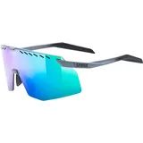 Uvex Pace Stage Sonnenbrille - Grey Matt - Colorvision Mirror Green
