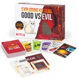 Exploding Kittens EK: Good vs Evil, Rot und Weiß