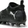 Puma Future 8 Match FG/AG JR, Unisex Fussballschuh, Puma Black-Puma Silver-Fluo Green,