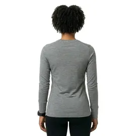 Odlo Merino 200 Langarm-Thermoshirt Grau XL