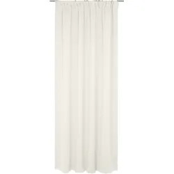 Vorhang WIRTH "Berwick" Gr. 1, beige (natur), B:132cm H:145cm, Jacquard, Baumwolle, Polyester, Gardinen