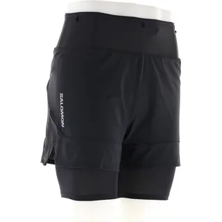 Salomon Herren Sense 2in1 Shorts (Größe XL, schwarz)