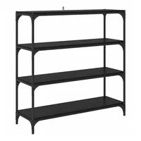 VidaXL Bücherregal 100 x 33 x 100 cm Schwarz