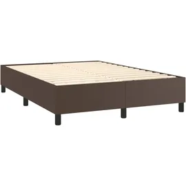 vidaXL Boxspringbett 140 x 190 cm Braun