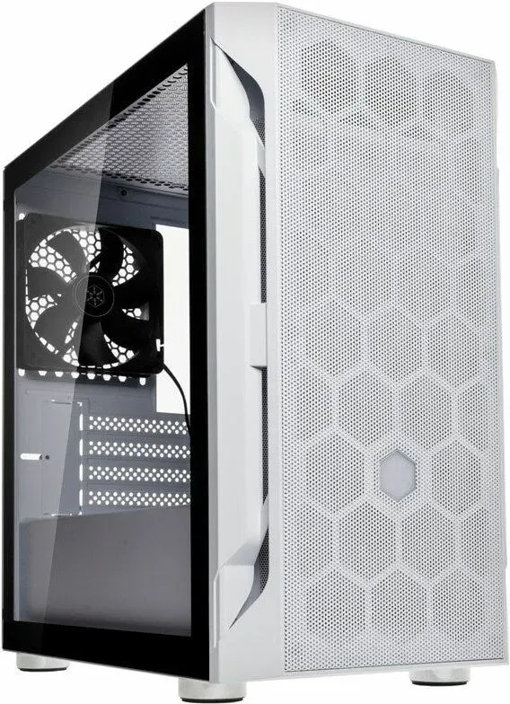 Silverstone Fara H1M-Gehäuse (SST-FAH1MW-G) (mATX, Mini ITX, Mini DTX), PC Gehäuse, Weiss