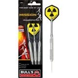 BULL'S Mission Steel Dart, Silber, 22g