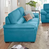Calia Italia 3-Sitzer CALIA ITALIA "Gaia, Sofa im edlen Design und mit erstklassigem Sitzkomfort", blau (turquoise), B:210cm H:92cm T:97cm, Luxus-Microfaser Ginevra (100% Polyester), Sofas, aus pflegeleichtem Luxus-Microfaser Ginevra Hydro Care