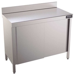 Edelstahl Wand Tisch Tür Batible 800x700mm