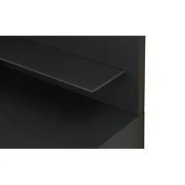 Möbel Kraft Nachtkonsolenkombination  Glassystem 60 x 46 x 56,1 cm Grau