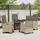 vidaXL Garten Essgruppe 5-tlg. Beige