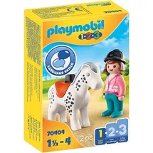 Playmobil 1.2.3 Reiterin mit Pferd 70404