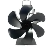 Kaminofen- Und Ofenventilator – Wärmebetrieben, Leise, 6 Flügel