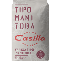Molino Casillo italienischer Weizen,Mehl Typ 0 Weichweizenmehl W 350 1Kg
