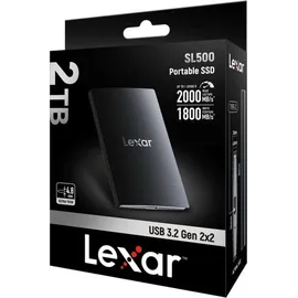 Lexar SL500 1 TB USB 3.2 Gen 2x2 Schwarz