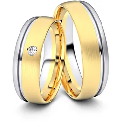Trauringe Chemnitz 750er Gelb-/Weiflgold - 5689