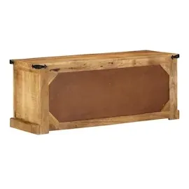 vidaXL Schuhbank 110 x 38 x 45 cm braun