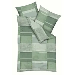 kaeppel Bettwäsche Status 155 x 220 cm Satin Grün