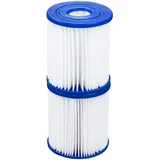 Bestway Global Holding Inc. Bestway Filterkartusche Gr. I Doppelpack, 8,0 x 9,0 cm