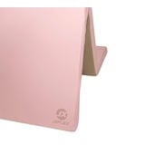 Jeflex - pink/beige klappbare Weichbodenmatte & Turnmatte 210 x 100 x 8 cm MADE IN GERMANY/faltbare Gymnastikmatte/platzsparende Fitnessmatte & faltbare Yogamatte/dicke Sportmatte für Kinderzimmer