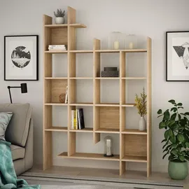CaliCosy Regal Holz H188 cm 18 Fächer