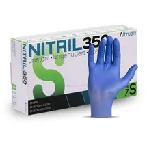 altruan Nitril Handschuhe, Einmalhandschuhe, blau - 100 Stück, Größe S