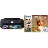 Epson Expression Photo HD XP-15000 DIN A3 Tintenstrahldrucker (nur Druck, WiFi, Ethernet, Duplex, 6,1 cm Display, Einzelpatronen, 6 Farben, bis DIN A3+, Amazon Dash Replenishment-fähig) schwarz