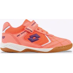 Hallenschuh LOTTO, Gr. 35, fr.coral, lila, Synthetik, sportlich, Schuhe