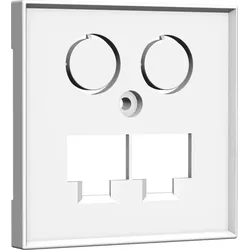 Homeway Zentralplatte TV+LAN/LAN 55x55