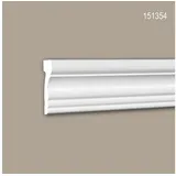 PROFHOME DECOR Wand- und Friesleiste 200 cm x 2,6 cm x 6,8 cm