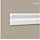 PROFHOME DECOR Wand- und Friesleiste 200 cm x 2,6 cm x 6,8 cm