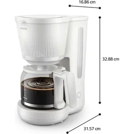 Philips 3000 Series Filterkaffeemaschine HD7411/00 weiß