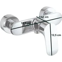 Trendline Duscharmatur Miami verchromt