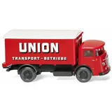 Wiking 047603 - Koffer-Lkw (Büssing 4500) rot 1:87