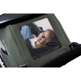 Hamax Kinderanhänger Cocoon grün/schwarz 2023