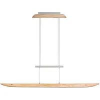 Elobra LED-Pendelleuchte Columbia XL Holz Braun