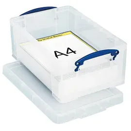 Really Useful Box Aufbewahrungsbox 9,0 l transparent