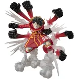 Tamashii Nations One Piece Figuarts Zero Extra Battle PVC Statue Monkey D. Luffy -Gum Gum Hawk Gatling- 19 cm