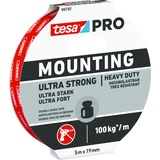 Tesa Mounting PRO Ultra Strong 66792 weiß (L x B) 5m x 19mm 1St.
