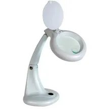 VELLEMAN Lupenleuchte - STANDFUß 3 + 12 DIOPTRIEN - 12W - WEIß